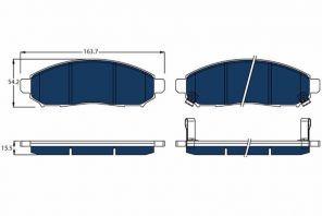 TRW GDB3520BTE - Brzdové platničky -