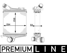 Mahle CI 221 000P - Chladič plniaceho vzduchu