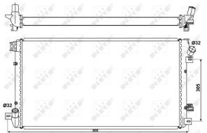 NRF 53076 - Chladič vody -