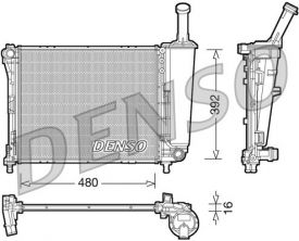 Denso DRM09088 - Chladič vody