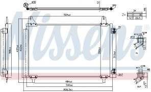 Nissens 941296 - Kondenzátor -
