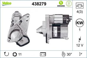 Valeo 438279 - Štartér -
