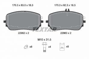 Textar 2296201 - Brzdové platničky -