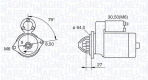 Magneti Marelli 063280045010 - Štartér -