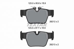 Textar 2621201 - Brzdové platničky -