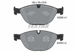 Textar 2432801 - Brzdové platničky -