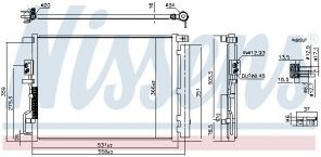 Nissens 941290 - Kondenzátor -