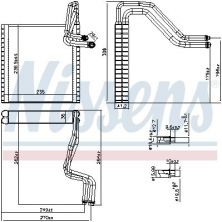 Nissens 92372 - Výparník -