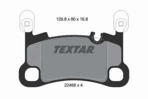 Textar 2246801 - Brzdové platničky -