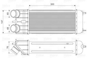 Valeo 818663 - Chladič plniaceho vzduchu -