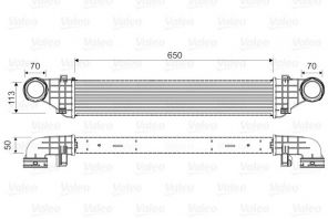 Valeo 818337 - Chladič plniaceho vzduchu -