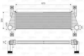 Valeo 818352 - Chladič plniaceho vzduchu -