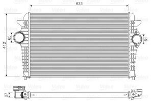 Valeo 818344 - Chladič plniaceho vzduchu -