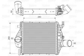 Valeo 818590 - Chladič plniaceho vzduchu -