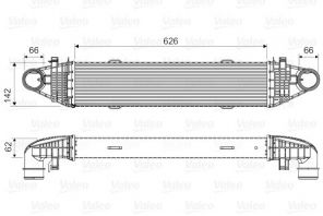 Valeo 818617 - Chladič plniaceho vzduchu -