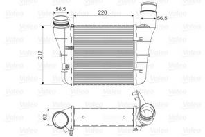 Valeo 818669 - Chladič plniaceho vzduchu -