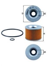 Knecht OX 61D - Olejový filter -