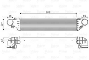 Valeo 818552 - Chladič plniaceho vzduchu -