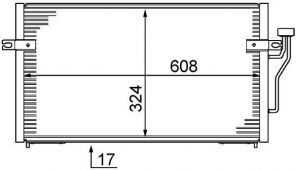 Mahle AC 213 000S - Kondenzátor