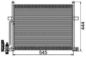 Mahle AC 234 002S - Kondenzátor