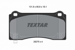 Textar 2627501 - Brzdové platničky -