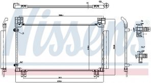 Nissens 941277 - Kondenzátor -