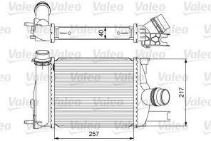 Valeo 818622 - Chladič plniaceho vzduchu -