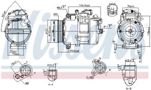 Nissens 890012 - Kompresor
