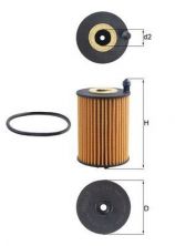 Knecht OX 1266D - Olejový filter -