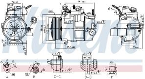 Nissens 890800 - Kompresor -