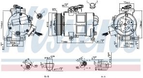 Nissens 890249 - Kompresor -