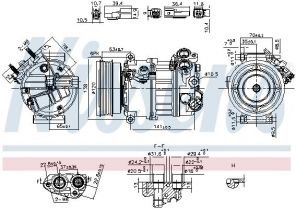 Nissens 890593 - Kompresor -