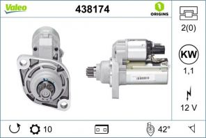Valeo 438174 - Štartér -