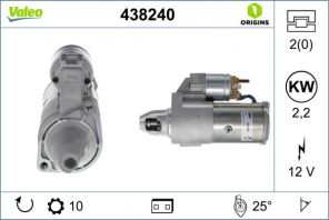 Valeo 438240 - Štartér -