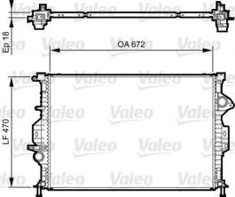 Valeo 735373 - Chladič vody -