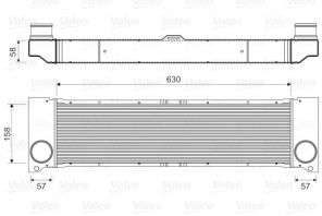 Valeo 818356 - Chladič plniaceho vzduchu -