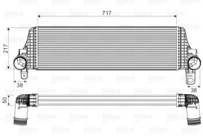 Valeo 818659 - Chladič plniaceho vzduchu -
