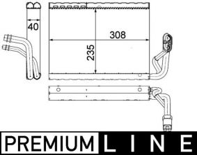 Mahle AE 91 000P - Výparník