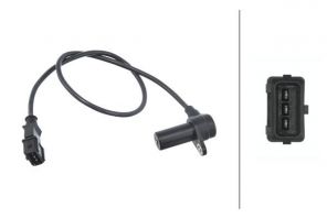Hella 6PU 009 163-821 - Snímač generátor impulzov, kľukový hriadeľ -
