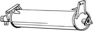 Bosal 233-497 - Stredný tlmič -