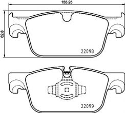 Brembo P 86 028 - Brzdové platničky -