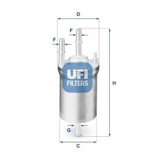 UFI 31.833.00 - Palivový filter -