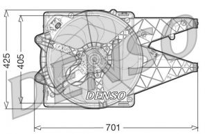 Denso DER09100 - Ventilátor motora