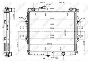 NRF 53151 - Chladič vody -