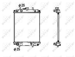 NRF 53674 - Chladič vody -