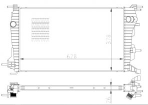 NRF 550004 - Chladič vody -