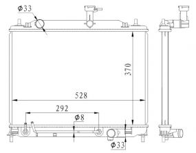 NRF 550015 - Chladič vody -