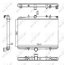 NRF 58303A - Chladič vody -