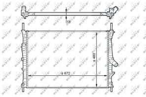NRF 58441 - Chladič vody -