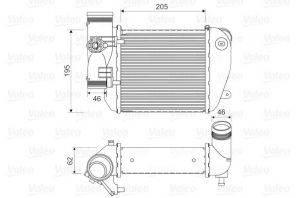 Valeo 818653 - Chladič plniaceho vzduchu -